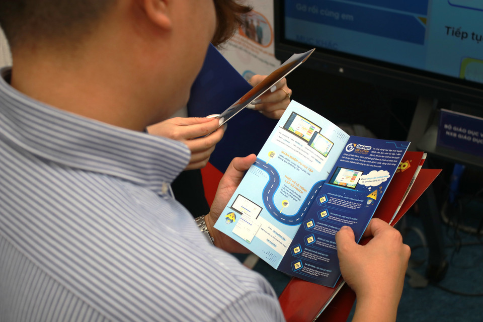 Sự tham gia của Nhà xuất bản Giáo dục Việt Nam vừa là nhiệm vụ, vừa là niềm tự hào, khẳng định đóng góp vào sự nghiệp giáo dục nhân văn, tiên tiến cho tương lai đất nước. (Ảnh: PV/Vietnam+)