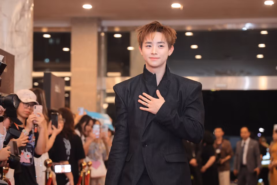 Một trong những cái tên đầu tiên xuất hiện là CongB - ngôi sao của "Anh trai say hi." (Ảnh: Minh Anh/Vietnam+)