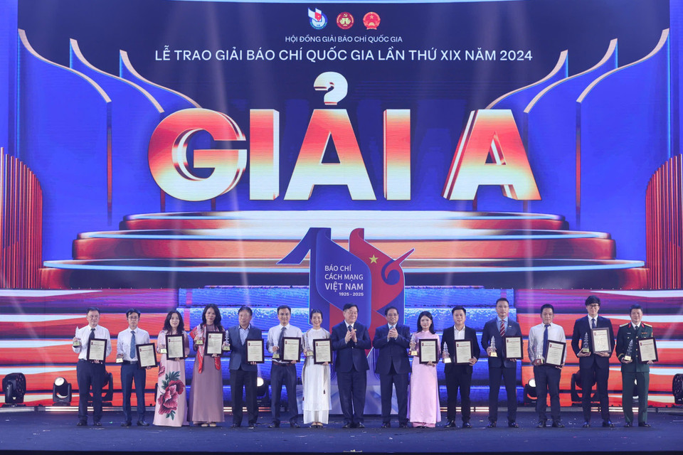 Giải thưởng năm nay có 13 Giải A, 27 Giải B, 49 Giải C và 39 Giải Khuyến khích ở 13 thể loại. (Ảnh: Hoài Nam/Vietnam+)