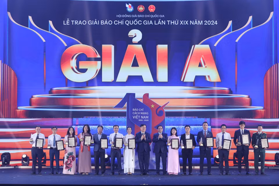 Giải thưởng năm nay có 13 Giải A, 27 Giải B, 49 Giải C và 39 Giải Khuyến khích ở 13 thể loại. (Ảnh: Hoài Nam/Vietnam+)