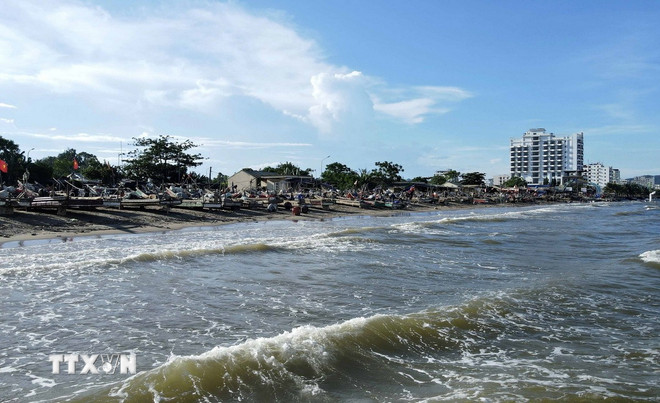 Ứng dụng của nghiên cứu sẽ được triển khai trên khắp các vùng biển của Việt Nam. (Ảnh: Việt Hoàng/TTXVN) ttxvn-nuoc-bien.jpg