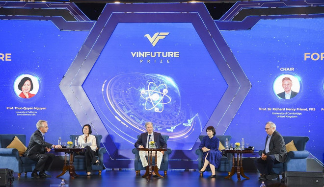 Každoroční sympozium Věda pro život pořádané Nadací VinFuture se zabývá důležitými tématy světových trendů v oblasti technologického rozvoje. (Foto: VFP) anh-2.jpg
