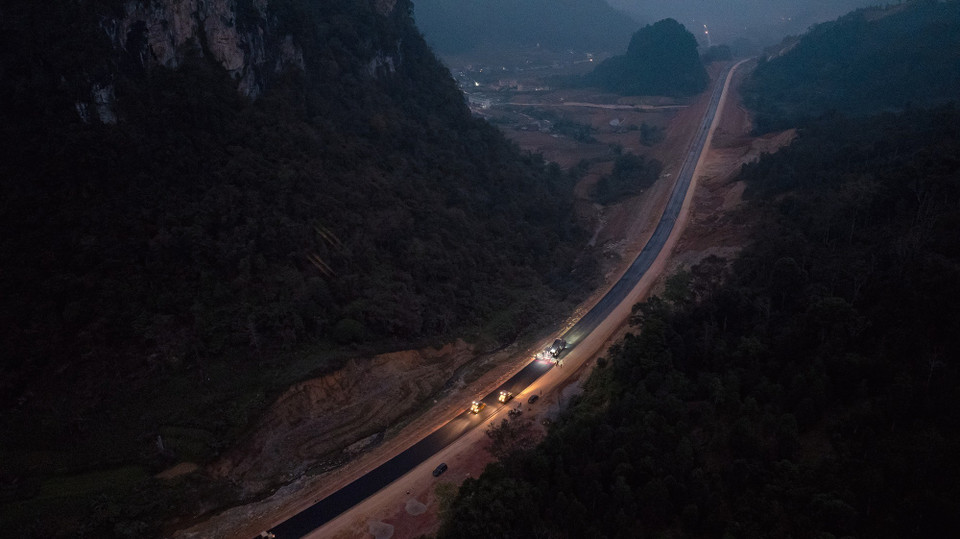 Khi hoàn thành, dự án Đồng Đăng-Trà Lĩnh sẽ kết nối với dự án cao tốc Hữu Nghị-Chi Lăng và Bắc Giang-Lạng Sơn để hình thành nên một trục cao tốc đối ngoại huyết mạch. (Ảnh: PV/Vietnam+)
