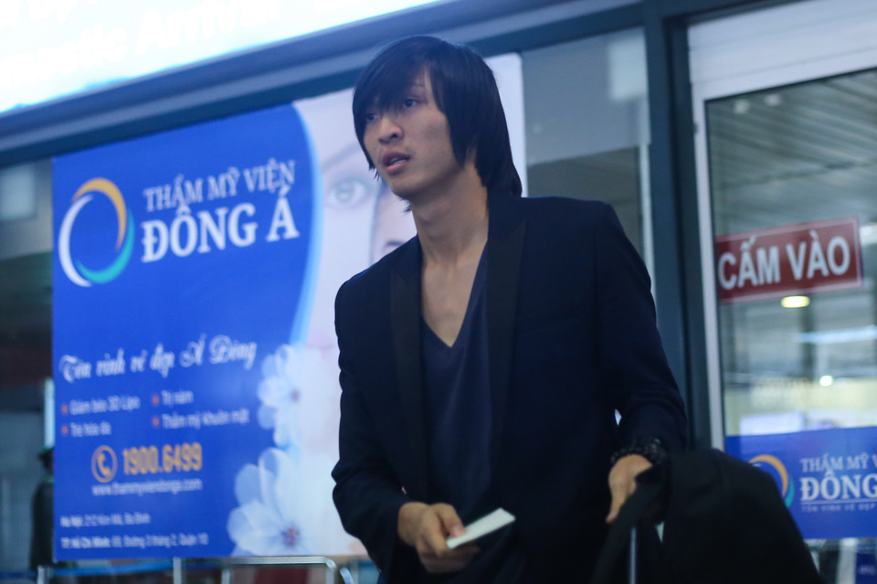 Tiền vệ 20 tuổi chia sẻ: 'Em rất mệt. Nhưng được tập trung cùng U23 Việt Nam, em cảm thấy hưng phấn hơn. Em muốn được tập luyện cùng các bạn, sớm nhất có thể.' (Ảnh: Minh Chiến/Vietnam+)