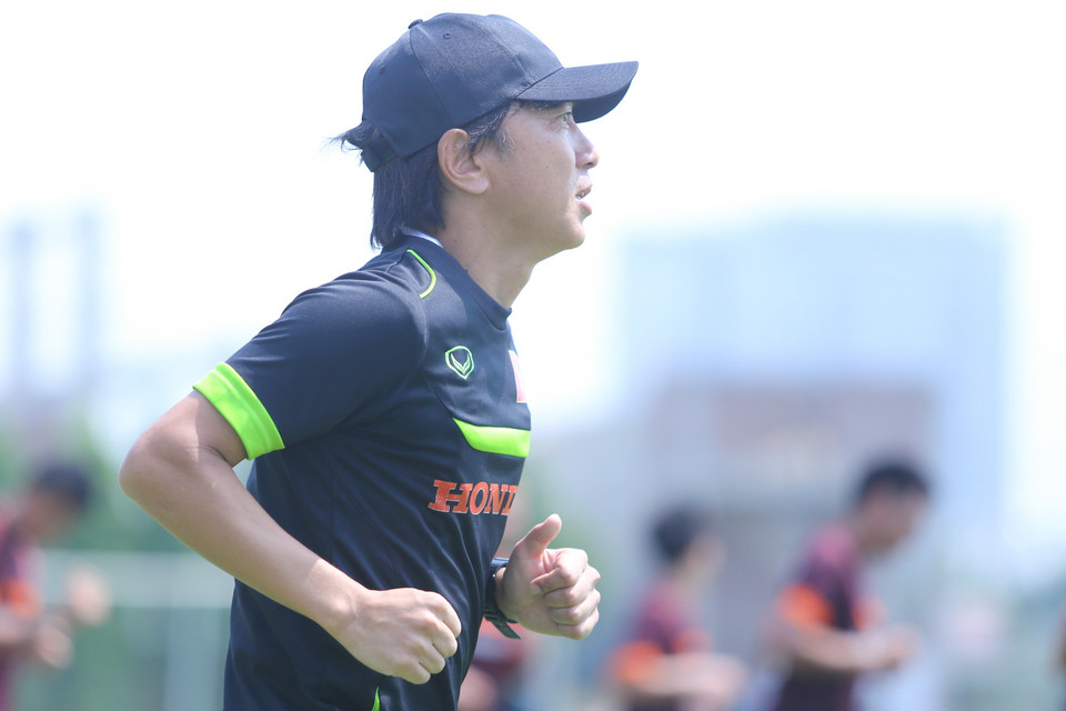 Ông Miura nổi tiếng là một người chạy bộ rất giỏi. Huấn luyện viên trưởng tuyển Việt Nam và U23 Việt Nam sở hữu nền tảng thể lực rất đáng nể. (Ảnh: Minh Chiến/Vietnam+)