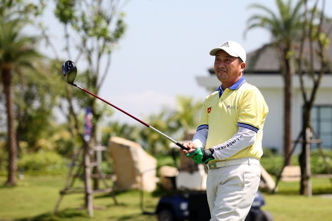 Gôn thủ Cao Việt Hồng thi đấu ở bảng Khách mời tại vòng chung kết WAGC 2018. 