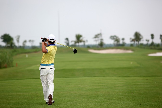 Cùng ngày, Đội tuyển Việt Nam đã có buổi tập luyện tại sân Vinpearl Golf Hải Phòng. 