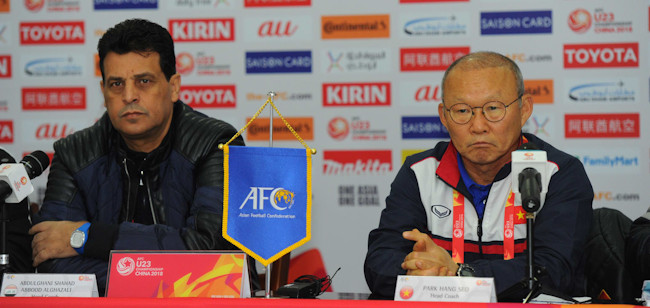 Với lực lượng hùng mạnh, đang có phong độ cao và kinh nghiệm từ Olympic 2016, U23 Iraq là thử thách cực đại của U23 Việt Nam. Trong lịch sử tham dự Giải U23 châu Á, đội bóng Tây Á chưa từng dừng bước trước bán kết. (Ảnh: AFC)