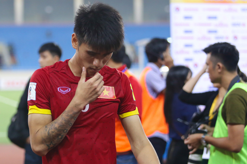 Một lần nữa, tuyển Việt Nam bại trận trước Thái Lan. (Ảnh: Minh Chiến/Vietnam+)