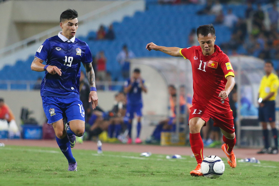 Thành Lương là cái tên duy nhất mang tới sự đột biến với kỹ thuật khéo léo của mình. Nhưng anh chỉ là một cánh én nhỏ. (Ảnh: Minh Chiến/Vietnam+)