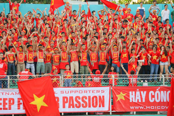 Giấc mơ World Cup rất thật và rất gần. Kỳ vọng vào đội tuyển chưa bao giờ lên cao đến thế. (Ảnh: Minh Chiến/Vietnam+)