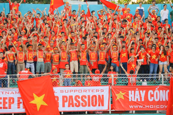 Giấc mơ World Cup rất thật và rất gần. Kỳ vọng vào đội tuyển chưa bao giờ lên cao đến thế. (Ảnh: Minh Chiến/Vietnam+)