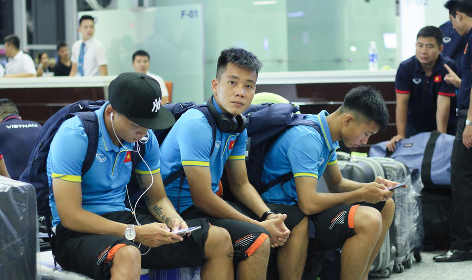 Các tuyển thủ U22 sẽ có hai trận giao hữu trên đất Hàn Quốc. Đội tuyển lưu trú ở trung tâm tập huấn Mokpo. (Ảnh: VFF)