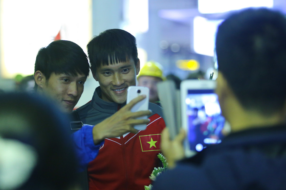 Nhưng Lê Công Vinh vẫn là ngôi sao số một của đội tuyển Việt Nam. (Ảnh: Minh Chiến/Vietnam+)