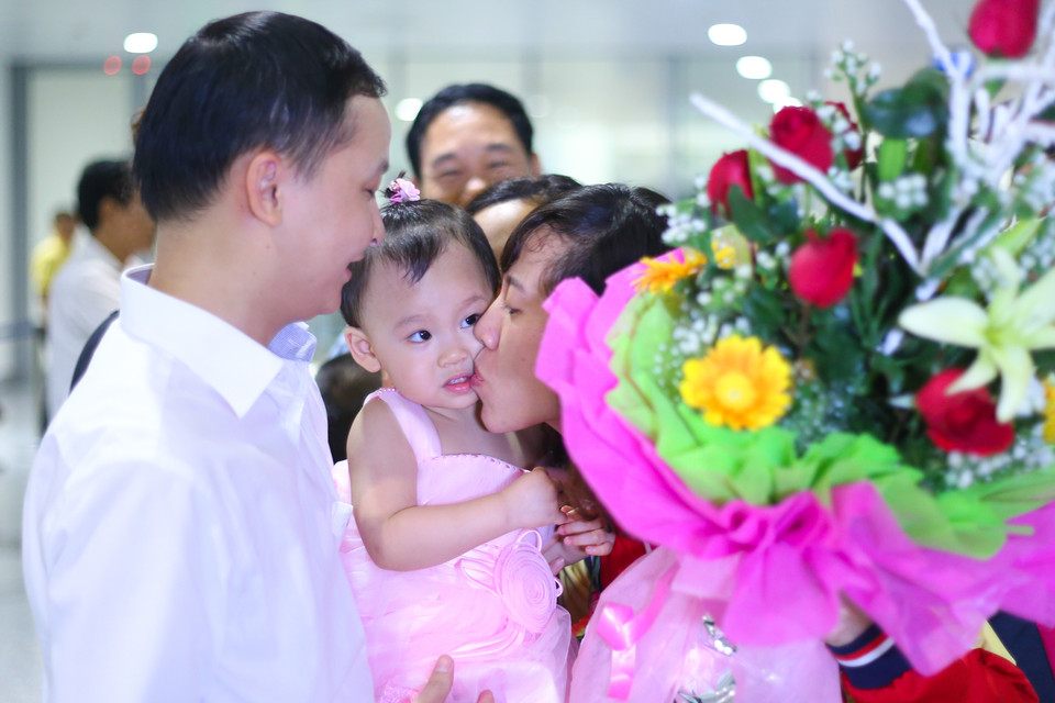 Việc phải thi đấu và tập luyện xa nhà luôn là một thử thách với các vận động viên tuyển quốc gia, nhất là các vận động viên nữ. (Ảnh: Minh Chiến/Vietnam+)