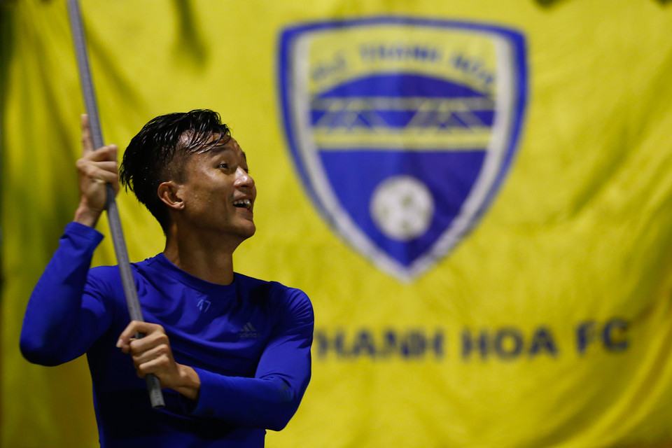 Huấn luyện viên Petrovic cho biết ông hài lòng với vị trí thứ hai vì đây mới là mùa bóng đầu tiên của ông ở Việt Nam. (Ảnh: Minh Chiến/Vietnam+)