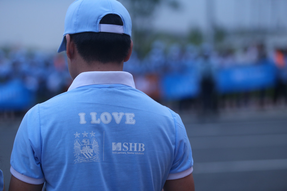 Mới thực sự nổi danh được hơn 6 năm, Manchester City chưa thể thu phục tình yêu của người hâm mộ. (Ảnh: Minh Chiến/Vietnam+)