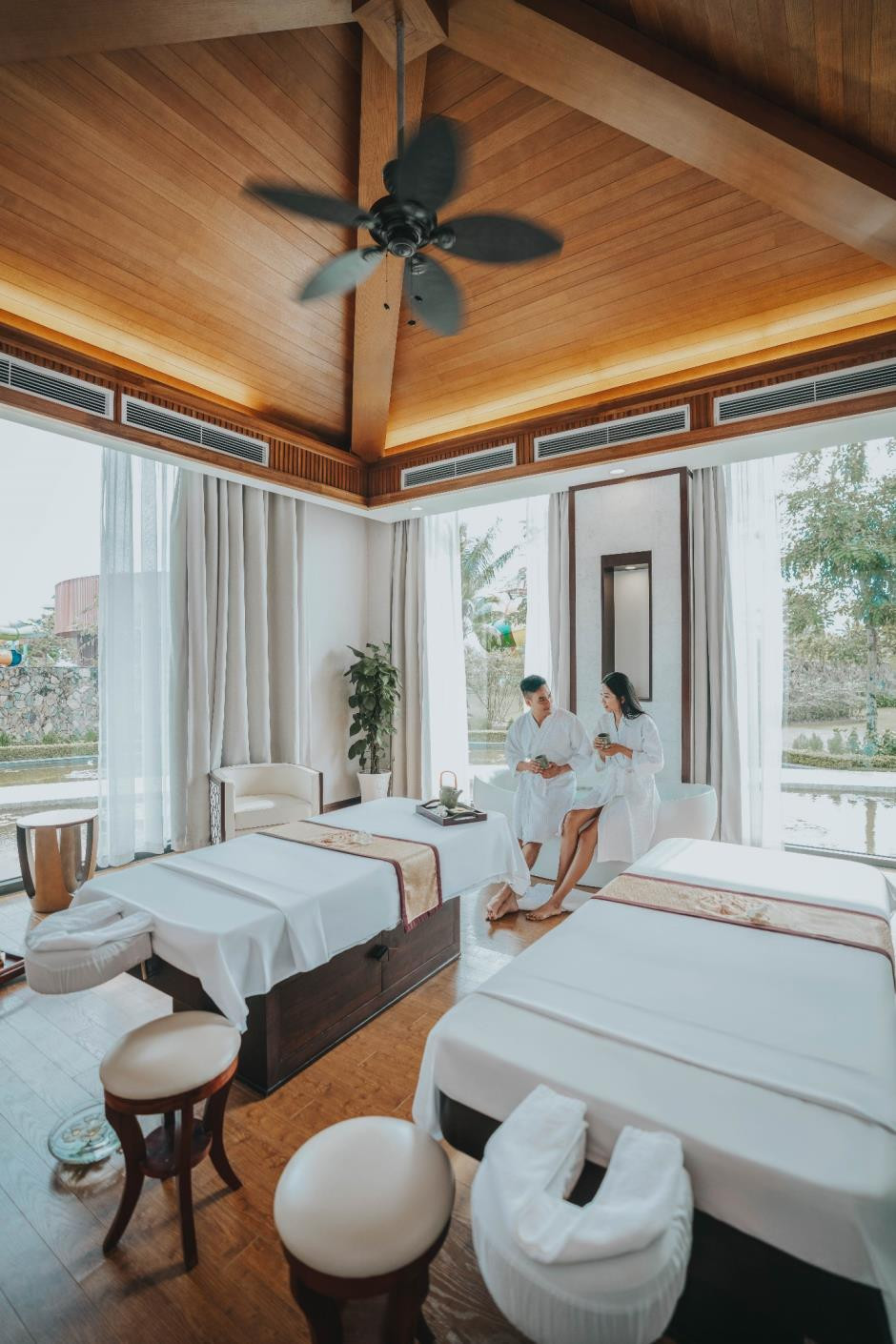 Với hệ thống spa của Vinpearl Discovery, bạn sẽ không còn rơi vào tình trạng “khi đi mơn mởn, khi về te tua". (Ảnh: CTV)