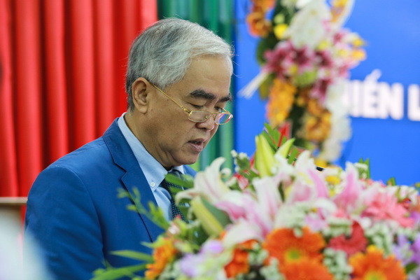 Ông Lê Hùng Dũng phát biểu khai mạc Đại hội VII. (Ảnh: Minh Chiến/Vietnam+)