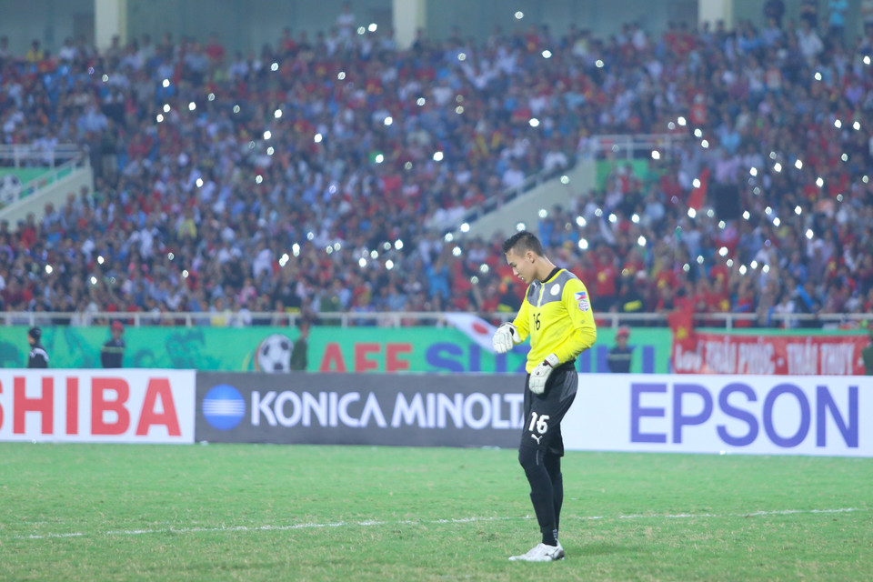 Áp lực từ 30 ngàn cổ động viên đã gây ảnh hưởng không nhỏ tới tinh thần của Philippines. (Ảnh: Minh Chiến/Vietnam+)