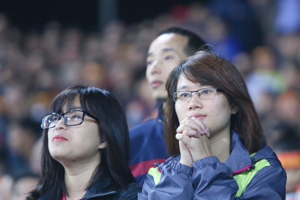 ... hay trong khó khăn, thất bại. Tình yêu ấy là động lực to lớn cho tuyển Việt Nam hướng tới những trận cầu phía trước. (Ảnh: Minh Chiến/Vietnam+)