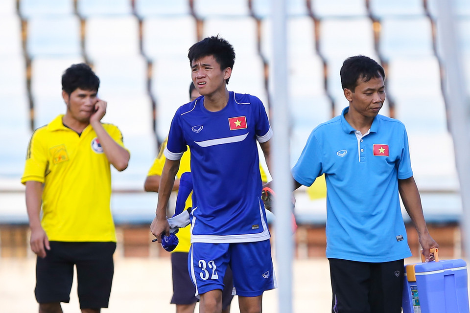 Hiện chưa xác định rõ tình trạng chấn thương của Thanh Hậu. (Ảnh: Minh Chiến/Vietnam+)