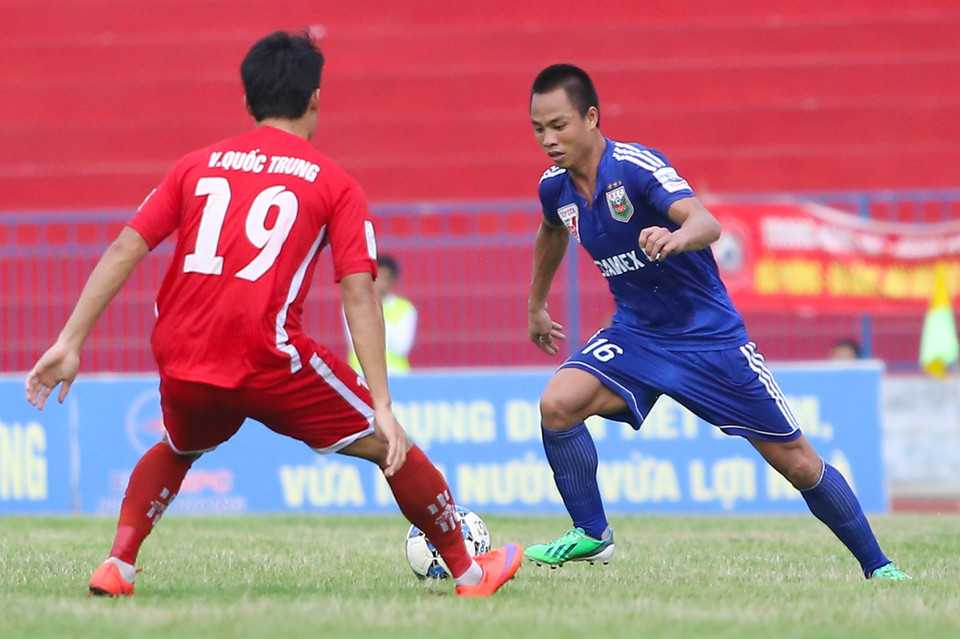 Chỉ cần giành thắng lợi trước Hải Phòng đang có phong độ thấp, Bình Dương chắc chắn sẽ đăng quang sớm. (Ảnh: Minh Chiến/Vietnam+)