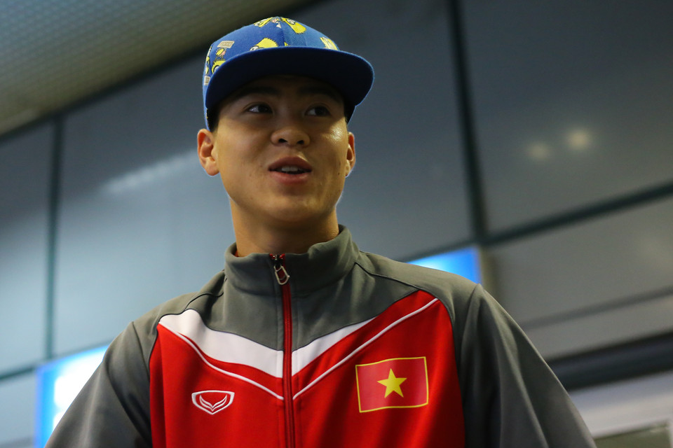 Tiền vệ Đỗ Duy Mạnh được xem là cầu thủ U23 Việt Nam chơi tốt nhất ở giải lần này. Anh cũng là chủ nhân bàn thắng duy nhất vào lưới U23 Jordan. (Ảnh: Minh Chiến/Vietnam+)