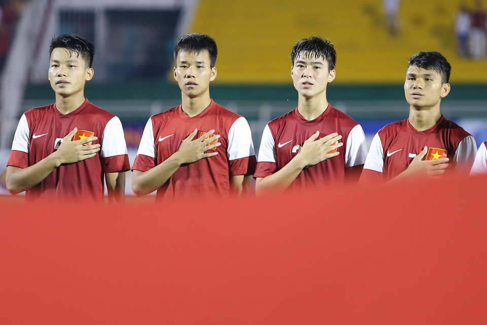 Đối thủ của họ ở trận bán kết là U21 Việt Nam - đội đã toàn thắng cả hai trận ở vòng bảng. (Ảnh: Minh Chiến/Vietnam+)