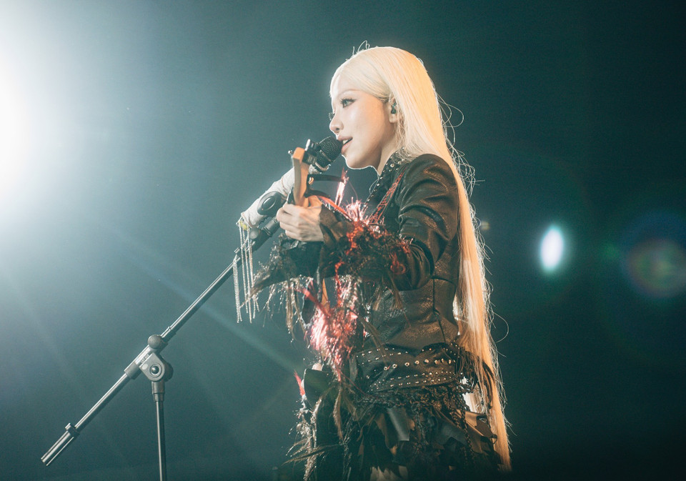 Phùng Khánh Linh xuất hiện đầy cuốn hút. (Ảnh: CTV/Vietnam+)