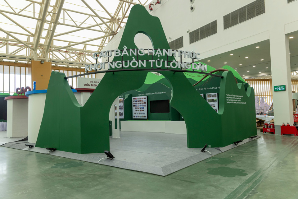 Không gian của non nước Cao Bằng. (Ảnh: PV/Vietnam+)