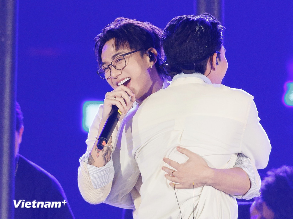 SOOBIN là một trong những nghệ sỹ đông fan nhất tại Y Concert. (Ảnh: CTV/Vietnam+)