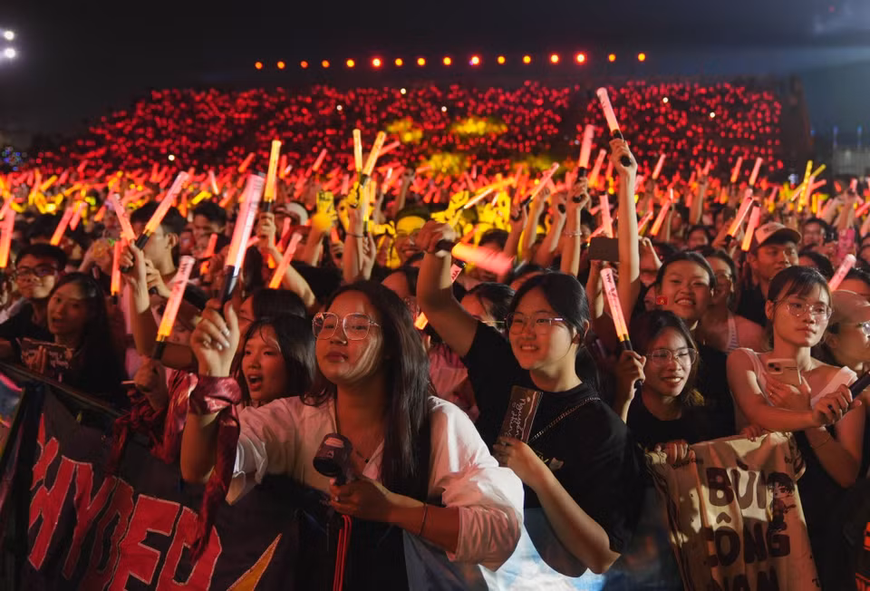 Sau thành công của hai chương trình V Concert và V Fest hồi tháng Tám, sự kiện lần này tiếp tục được kỳ vọng trở thành nơi hội tụ của âm nhạc, ánh sáng và công nghệ, đồng thời khẳng định nỗ lực của VTV trong phát triển công nghiệp văn hóa – giải trí mang tầm quốc gia. (Ảnh: CTV/Vietnam+)