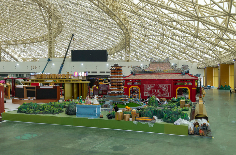 Nét kiến trúc cung đình Huế. (Ảnh: PV/Vietnam+)