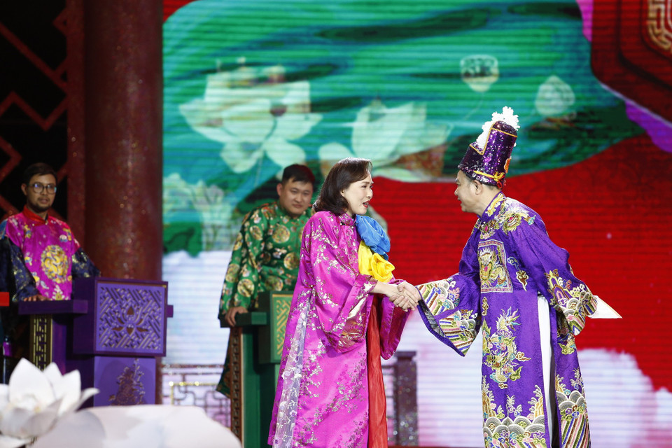 Chính từ cuộc thi này, Ngọc Hoàng nhận ra nhiều Táo vẫn mang tâm lý ‘giữ ghế’, không muốn thay đổi, nói không đi đôi với làm. (Ảnh: CTV/Vietnam+)