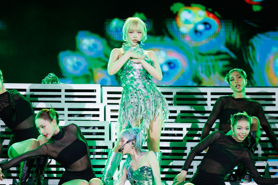 Nhan sắc thăng hạng khiến chị đẹp Minh Hằng nhận được nhiều lời khen. (Ảnh: CTV/Vietnam+)