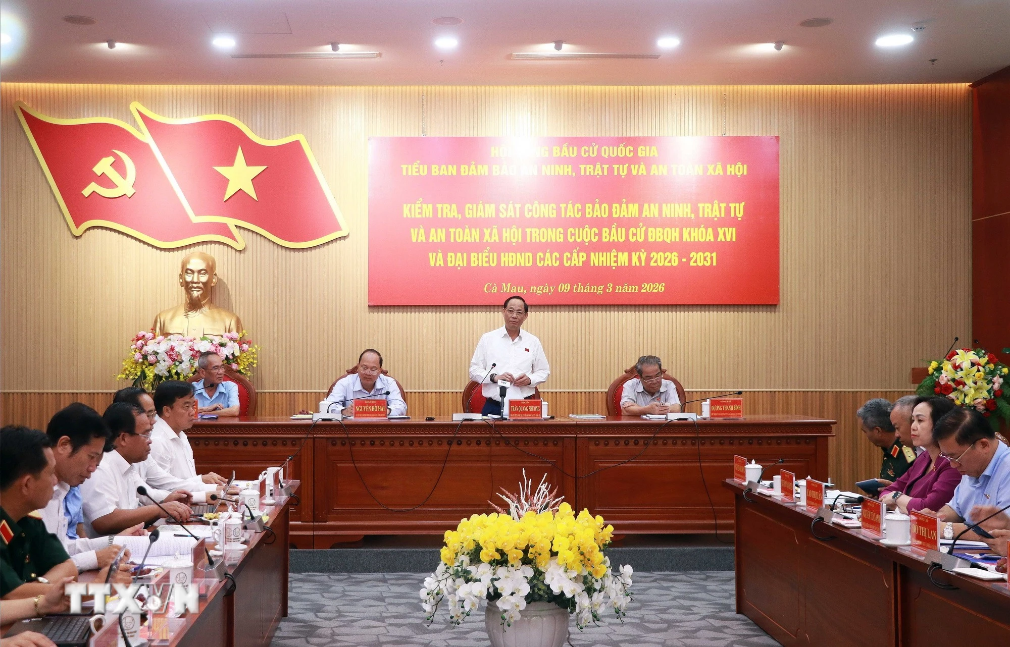 Đoàn Quốc hội kiểm tra công tác bầu cử tại Cà Mau, đánh giá cao tiến độ chuẩn bị