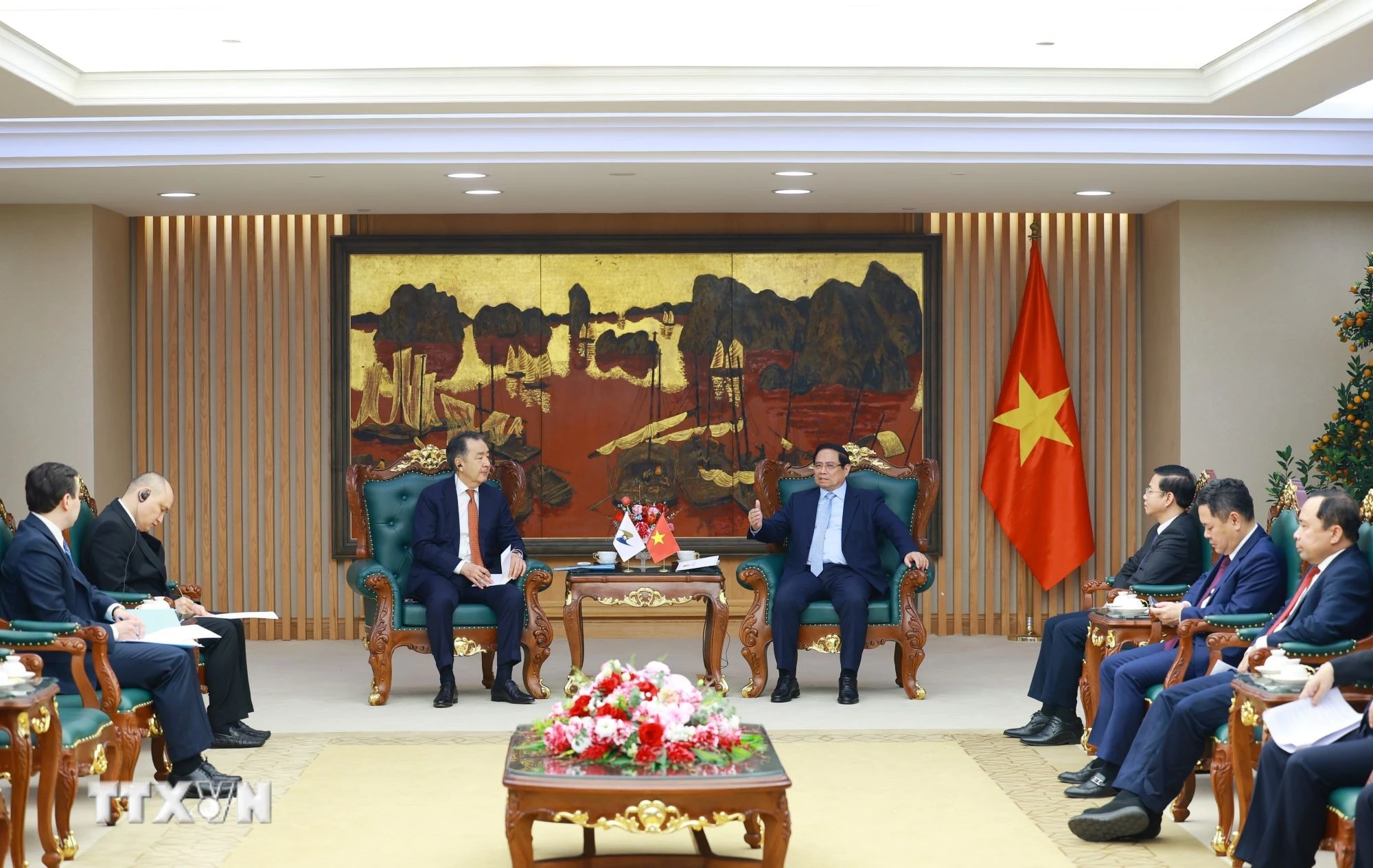Thủ tướng Phạm Minh Chính tiếp Chủ tịch Hội đồng EAEU, thúc đẩy hợp tác kinh tế-thương mại