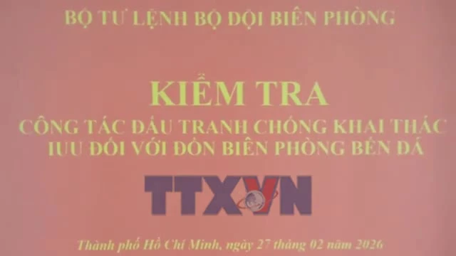 Đoàn kiểm tra công tác chống khai thác IUU tại Bộ đội Biên phòng TP.HCM
