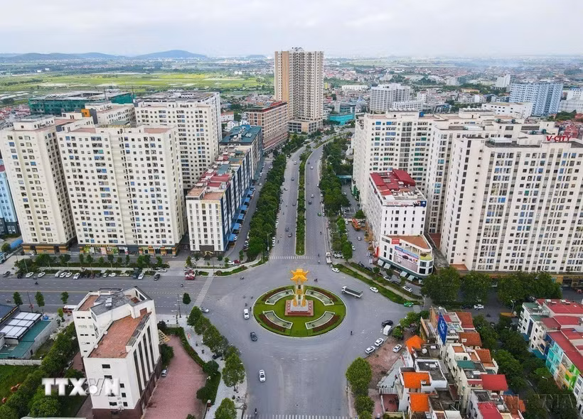 Một góc thành phố Bắc Ninh. (Ảnh: Thanh Thương/TTXVN)