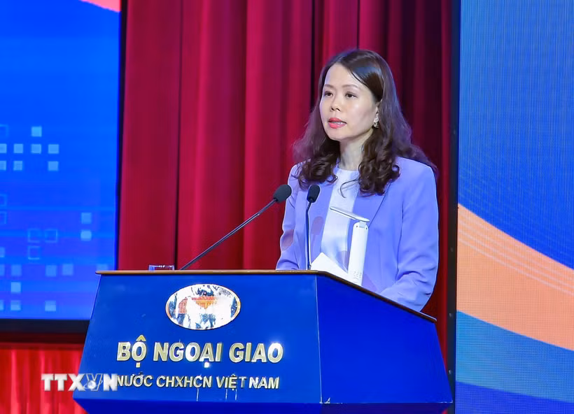 Thứ trưởng Bộ Ngoại giao Nguyễn Minh Hằng. (Ảnh: TTXVN)