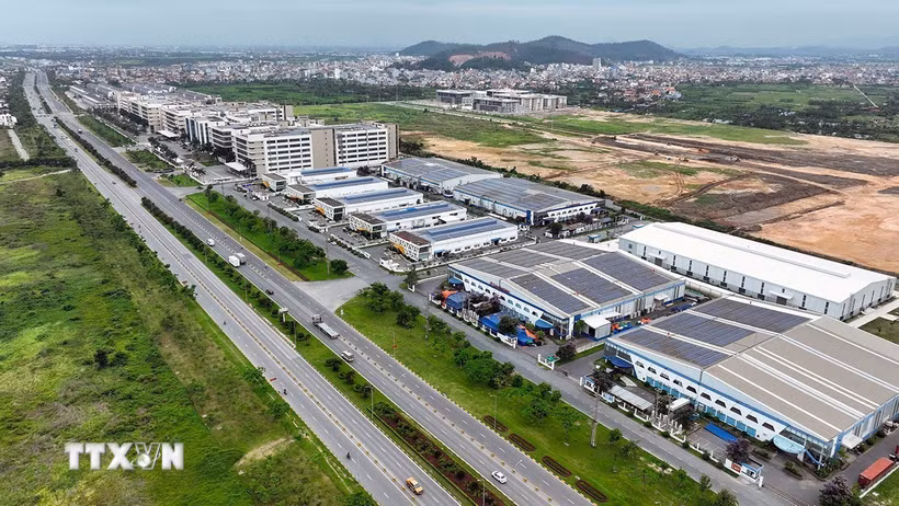 Một góc Khu công nghiệp VSIP Hải Phòng. (Ảnh: Vũ Sinh/TTXVN)