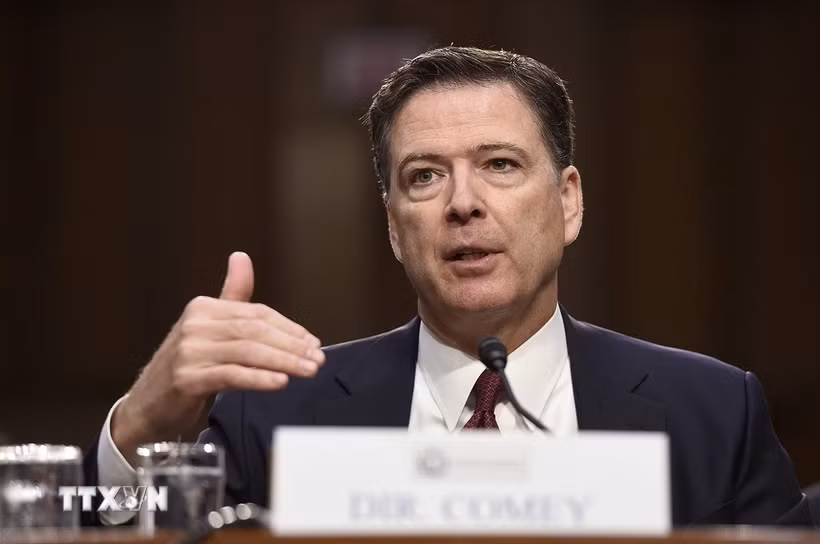 Cựu Giám đốc FBI James Comey. (Ảnh: CNN/TTXVN)