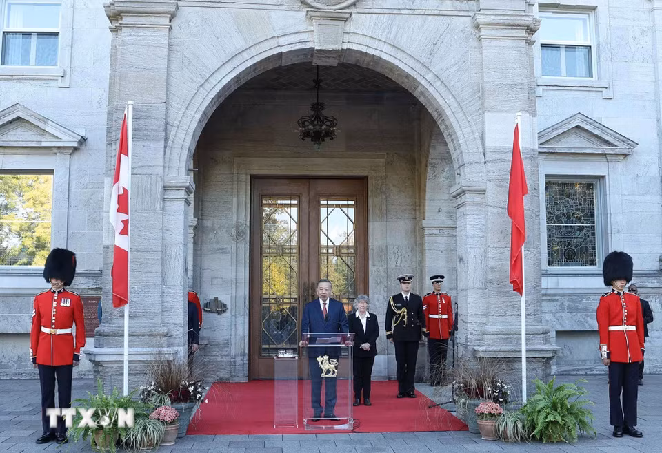 Lễ đón Tổng Bí thư, Chủ tịch nước Tô Lâm thăm cấp Nhà nước tới Canada- Ảnh 39. Lễ đón Tổng Bí thư, Chủ tịch nước Tô Lâm thăm cấp Nhà nước tới Canada- Ảnh 39.
