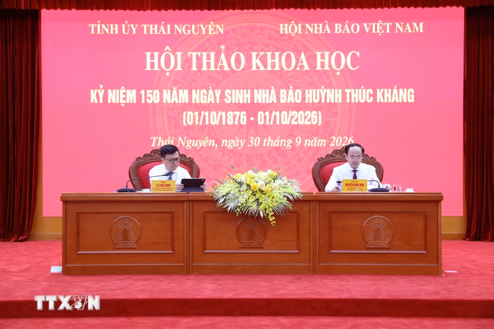 Chủ trì Hội thảo. (Ảnh: Vũ Hoàng Giang/TTXVN)