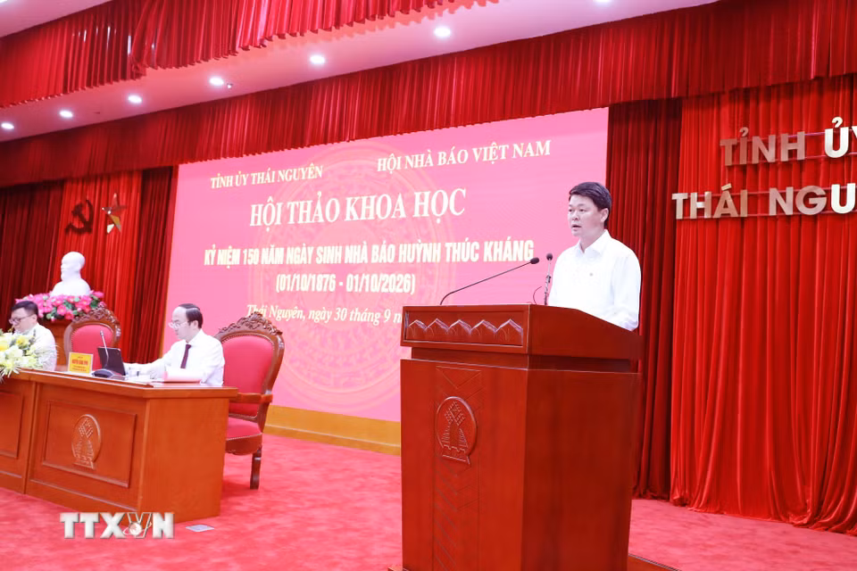Hội thảo thu hút 12 bài tham luận từ các đại biểu. (Ảnh: Vũ Hoàng Giang/TTXVN)