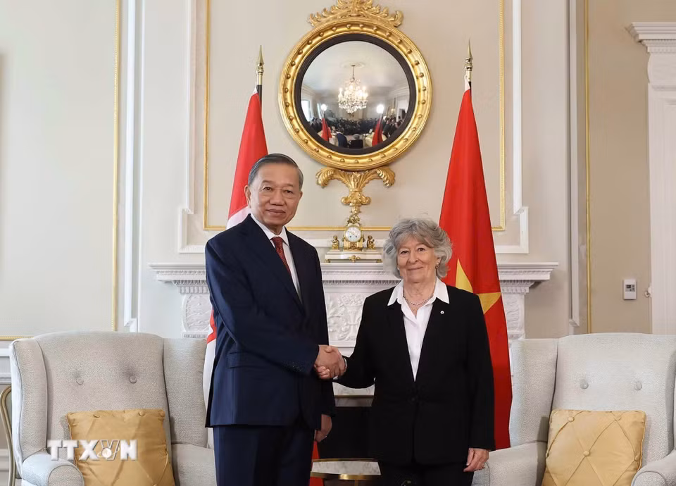 Lễ đón Tổng Bí thư, Chủ tịch nước Tô Lâm thăm cấp Nhà nước tới Canada- Ảnh 33. Lễ đón Tổng Bí thư, Chủ tịch nước Tô Lâm thăm cấp Nhà nước tới Canada- Ảnh 33.