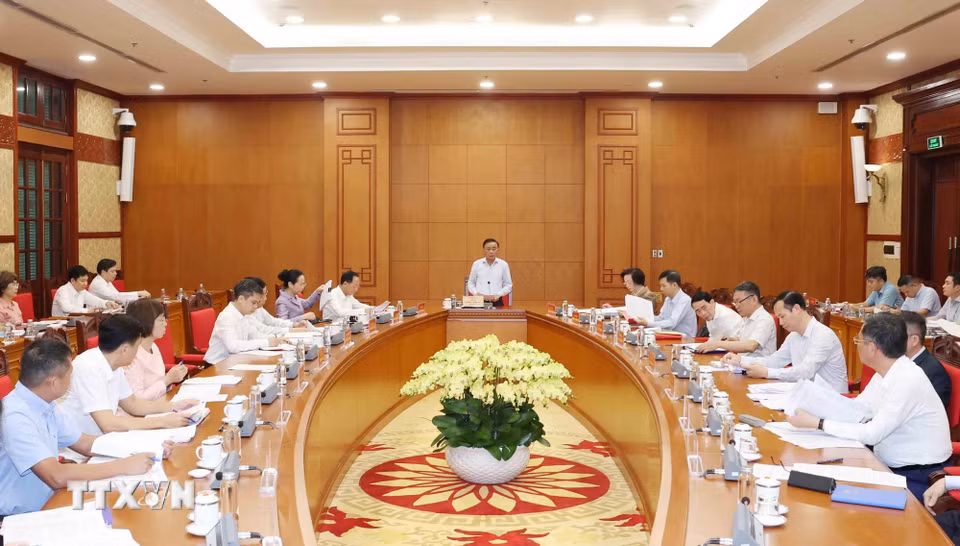 Phiên họp lần thứ nhất Ban Chỉ đạo Trung ương kỷ niệm các ngày lễ lớn và sự kiện lịch sử quan trọng của đất nước giai đoạn 2026-2030. (Ảnh: Phương Hoa/TTXVN)