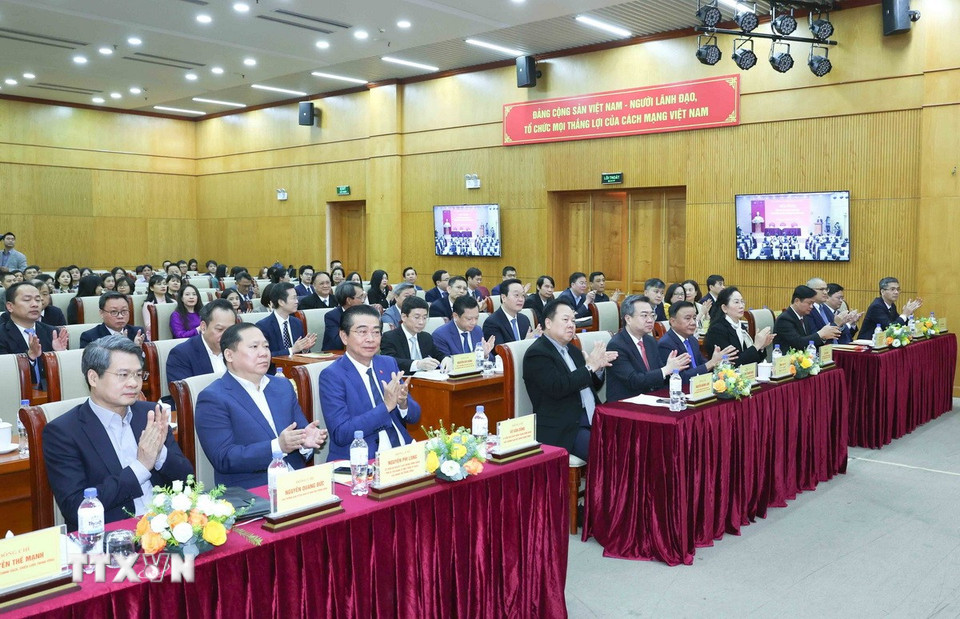 Đại biểu tham dự hội nghị. (Ảnh: Phương Hoa/TTXVN)