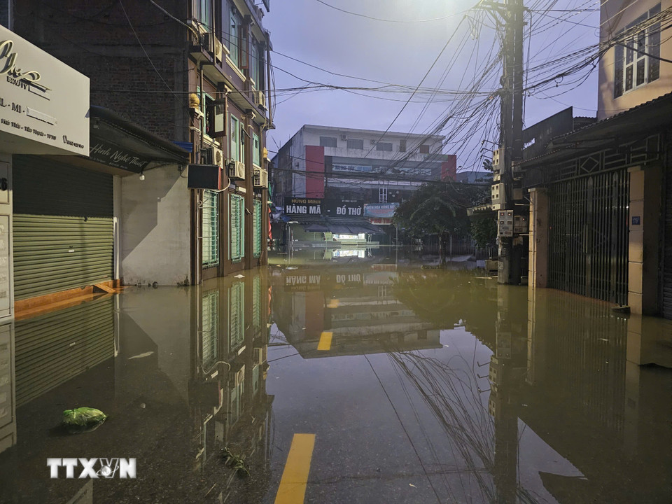 Đường Phú Thái, phường Phan Đình Phùng. (Ảnh: Hoàng Nguyên/TTXVN)